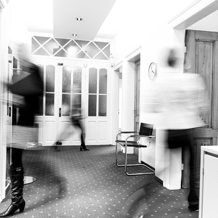 Büroflur der Steuerberatung Römer in Göttingen